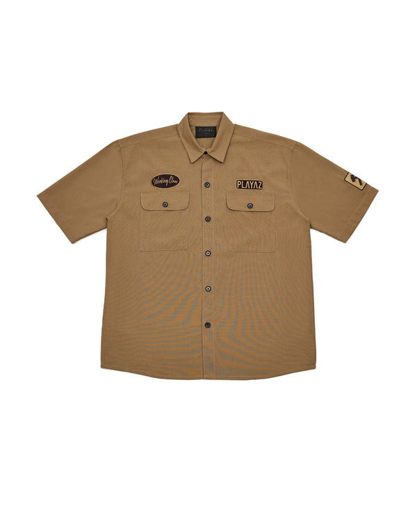 Playaz Working Class Short Sleeve (Khakis)