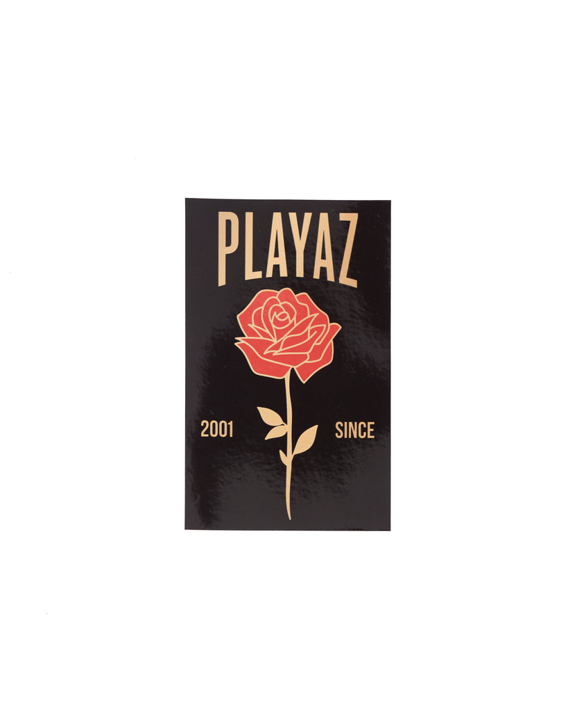 Playaz Rose Sticker