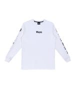 Playaz Gangsta Long Sleeve White - playaz.my