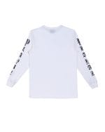 Playaz Gangsta Long Sleeve White - playaz.my