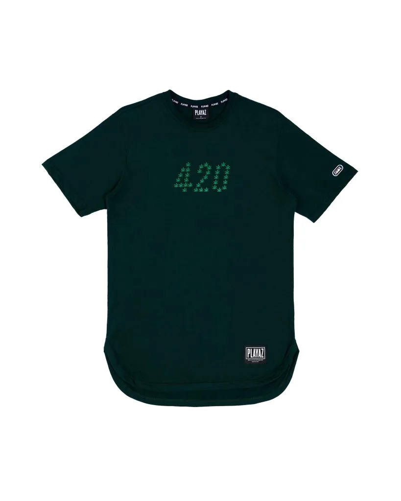 024 Mantul Oval Tee Green - playaz.my
