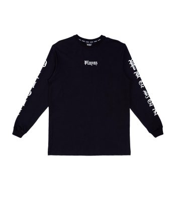 Playaz Gangsta Long Sleeve Black - playaz.my