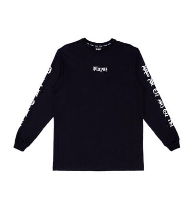 Playaz Gangsta Long Sleeve Black - playaz.my