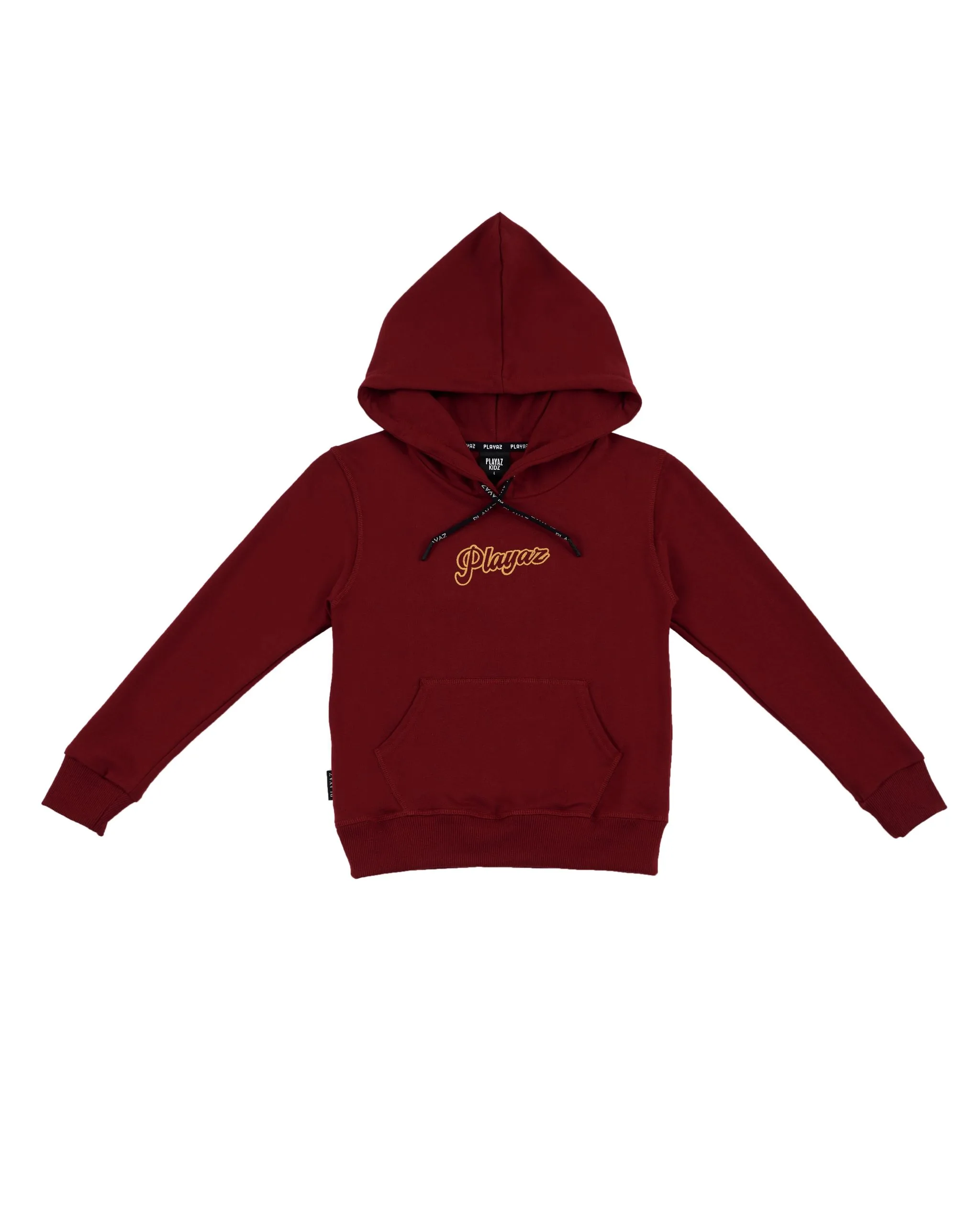 Kidz Baseball Hoodie Maroon - Image 1