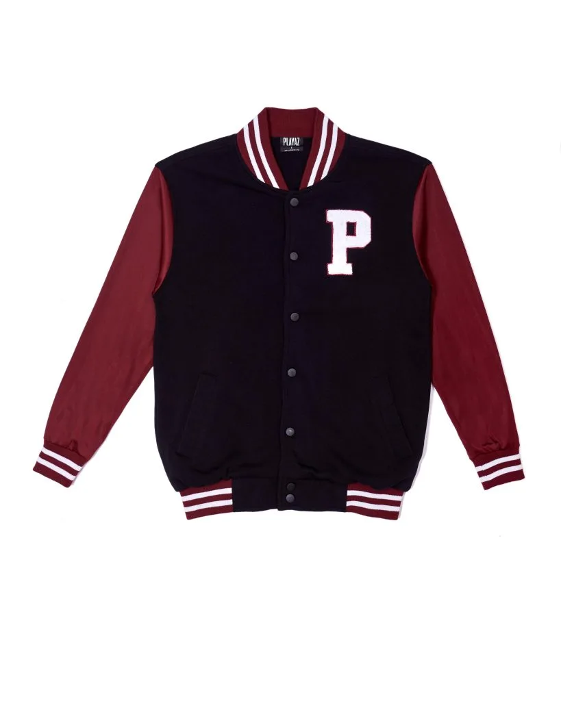 CAPITAL P VARSITY JACKET - playaz.my