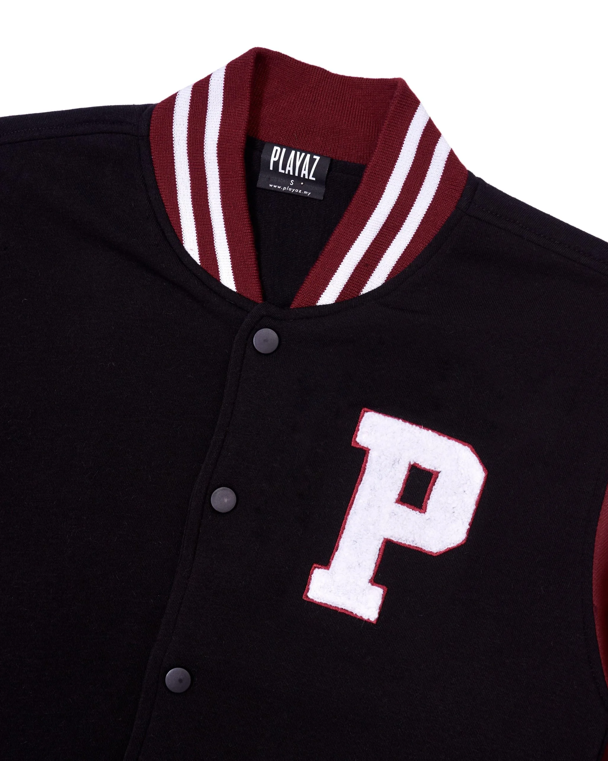 CAPITAL P VARSITY JACKET - playaz.my