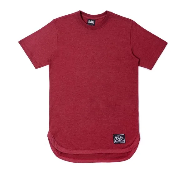 RETRO RED PLAIN TEE - playaz.my