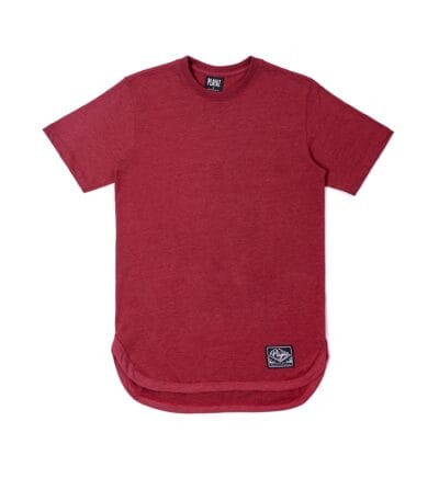 RETRO RED PLAIN TEE - playaz.my