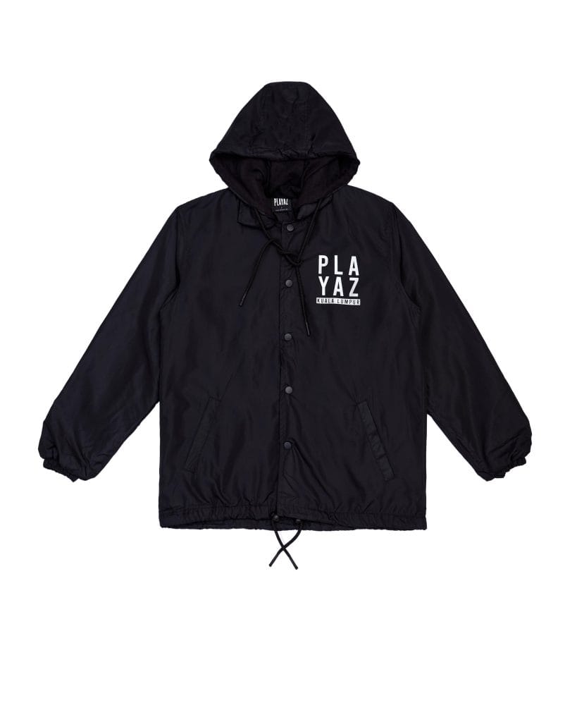 REFLECTIVE HOODIE COACH JACKET - playaz.my