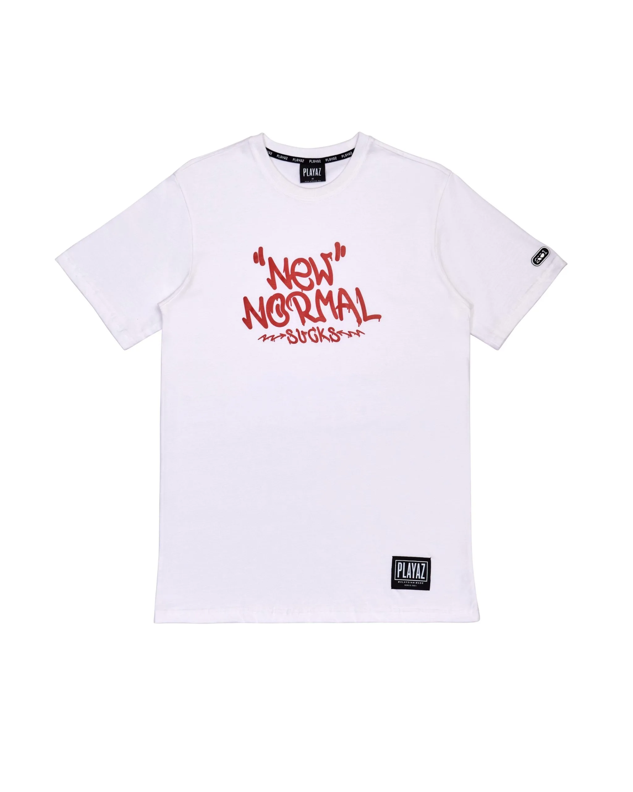 NEW NORMAL SUCKS WHITE - playaz.my