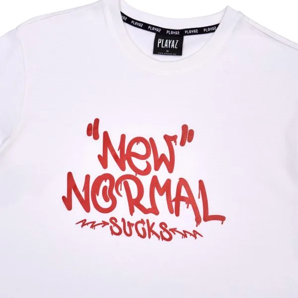 NEW NORMAL SUCKS WHITE - playaz.my