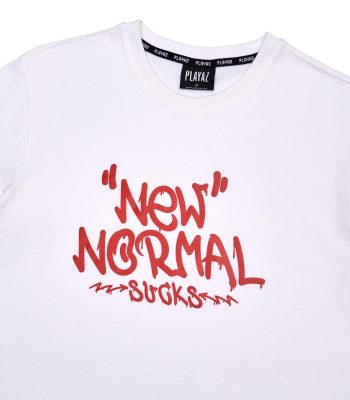 NEW NORMAL SUCKS WHITE - playaz.my