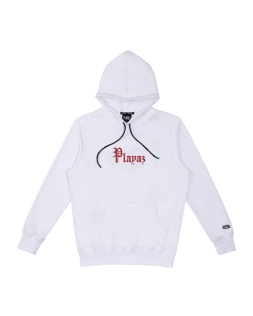 Playaz Plata Hoodie White - playaz.my