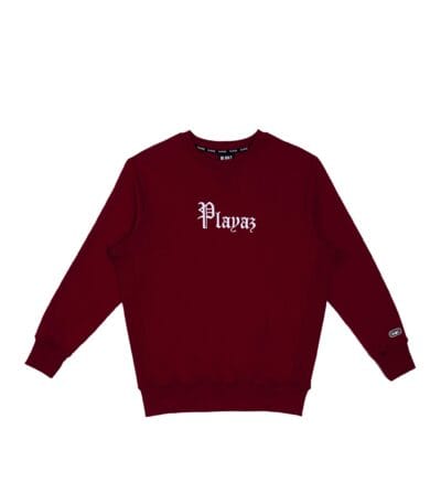 Playaz Plata Sweatshirt Maroon - playaz.my