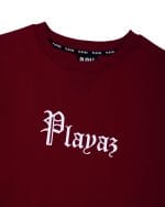 Playaz Plata Sweatshirt Maroon - playaz.my