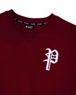 Playaz P Sweatshirt Maroon - playaz.my