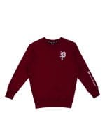 Playaz P Sweatshirt Maroon - playaz.my