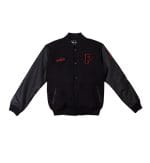 Kmy Kmo Szalute Oversized Varsity Jacket