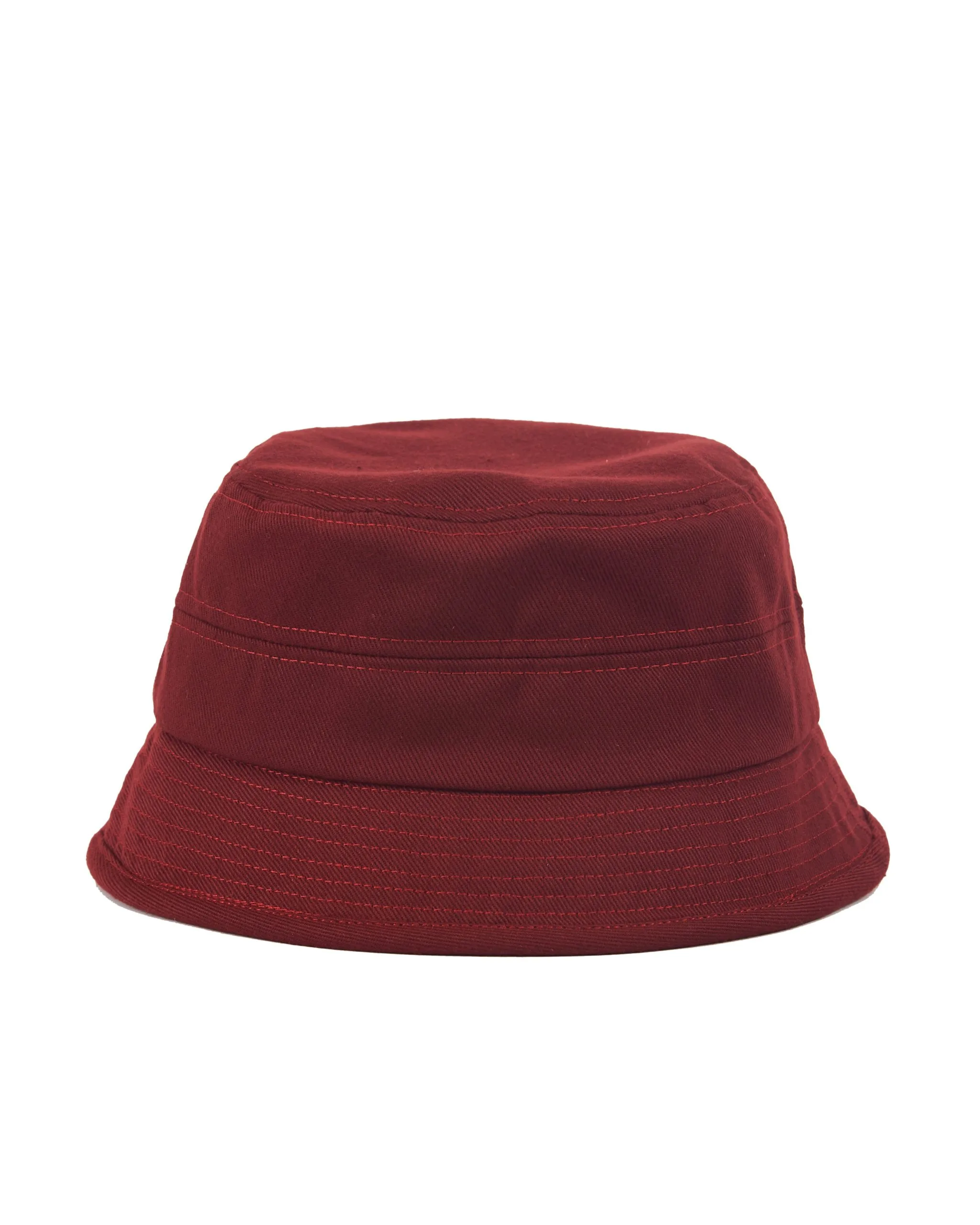 Pocket Bucket Hat Maroon - Image 3