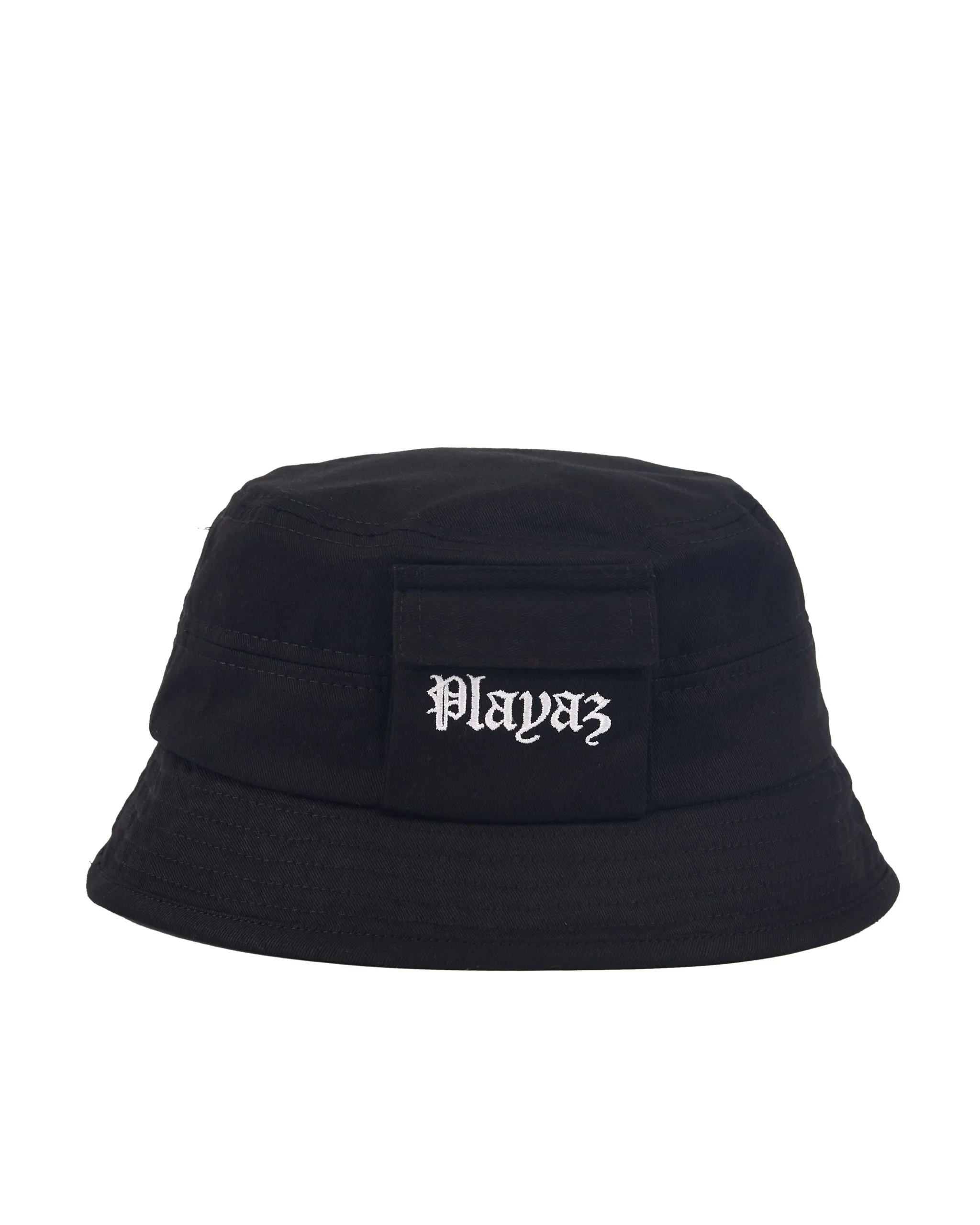 Pocket Bucket Hat Black - Image 1