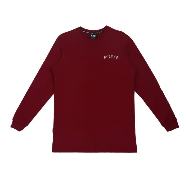 Plyz Long Sleeve Maroon