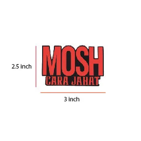 Mosh Cara Jahat Sticker - Image 2