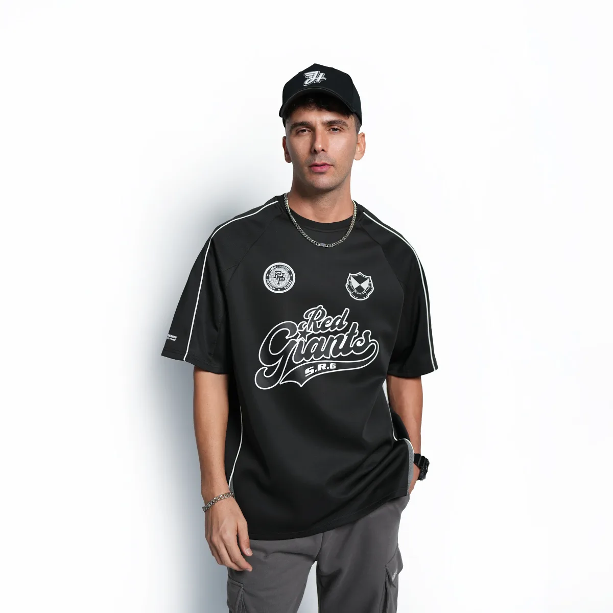 SRG M6 TSHIRT (Black) PLAYAZ X HIGH CULTURED - playaz.my
