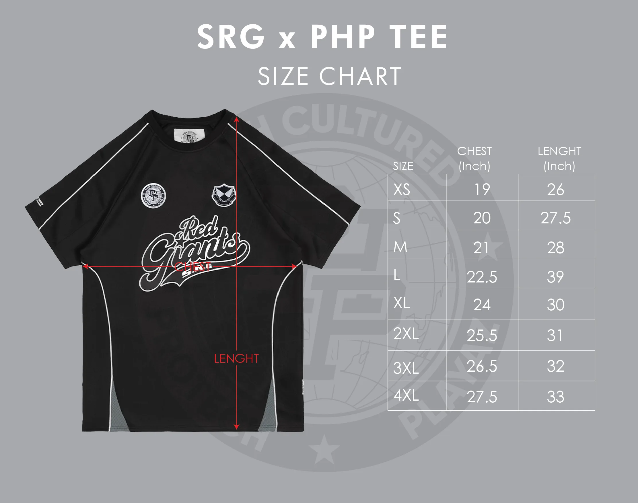 SRG M6 TSHIRT (Black) PLAYAZ X HIGH CULTURED - playaz.my