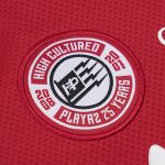 PLAYAZ X SRG S18 KIDS HOME JERSEY(RED) - Image 7