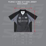 PLAYAZ X SRG S18 KIDS AWAY JERSEY (BLACK) - Image 10
